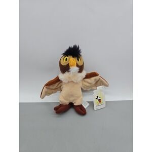Disney Owl Mini Bean Bag Beanie Plush Stuffed Winnie The Pooh With Tag Vintage
